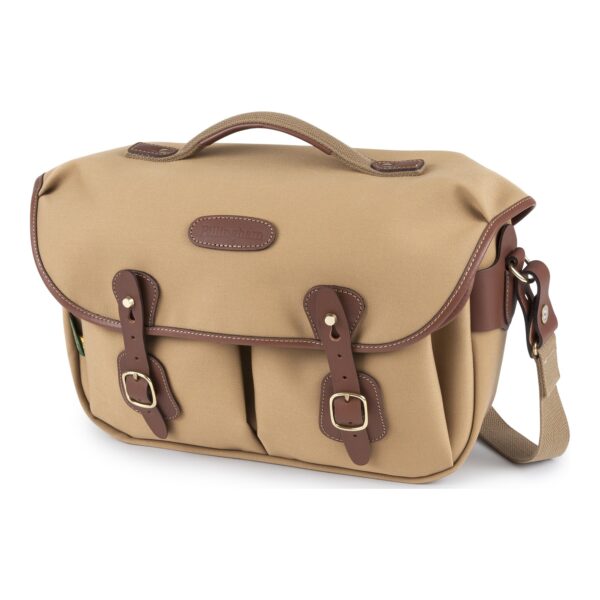 Billingham Hadley Pro 2020 Camera Shoulder Bag, Khaki Canvas-Tan Trim