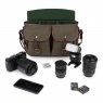 Billingham Hadley Pro 2020 Camera Shoulder Bag, Sage Fibrenyte-Chocolate Trim