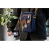 Billingham Airline Stowaway Camera Shoulder Bag, Sage Fibrenyte-Black Trim