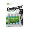 Energizer AA, pack of four 2300 mah rechargeable batteries