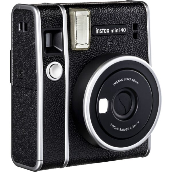 Fujifilm Instax Mini 40 Black camera with 10 Shot film