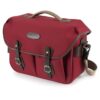 Billingham Hadley One Shoulder Bag, Burgundy Canvas-Chocolate Trim