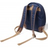 Billingham 35 Rucksack, Navy Fibrenyte-Chocolate Trim