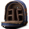 Billingham 25 Rucksack, Navy Canvas-Chocolate Trim