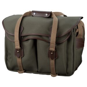 19357.jpg Billingham 445 MKII Shoulder bag, Sage Fibrenyte-Chocolate Trim