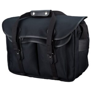 19358.jpg Billingham 445 MKII Shoulder bag, Black Fibrenyte-Black Trim