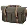 Billingham 555 MKII Shoulder bag, Sage Fibrenyte-Chocolate Trim