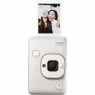 Fujifilm Instax Mini Liplay Instant Camera, Misty White