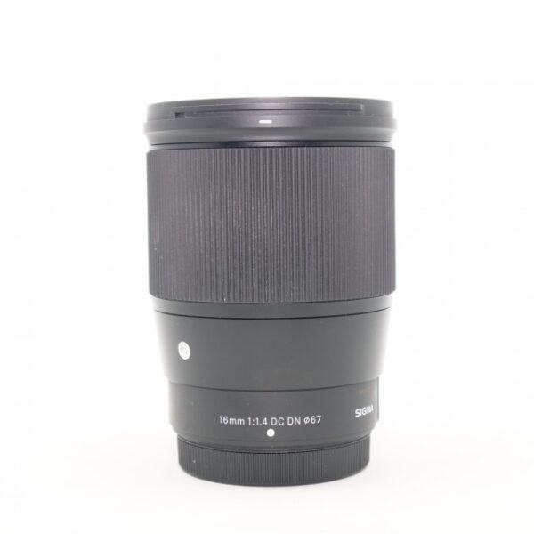 Used Sigma 16mm f1.4 DC DN Contemporary lens for Fujifilm X