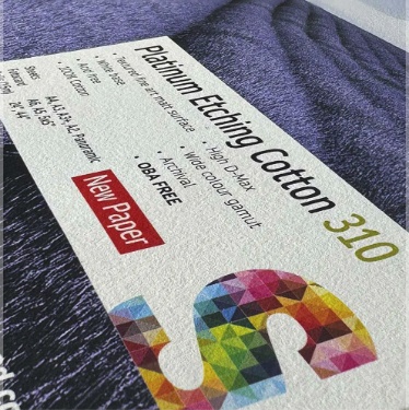 Fotospeed Fotospeed Platinum Etching Cotton 310 Paper A3 - 25  sheets