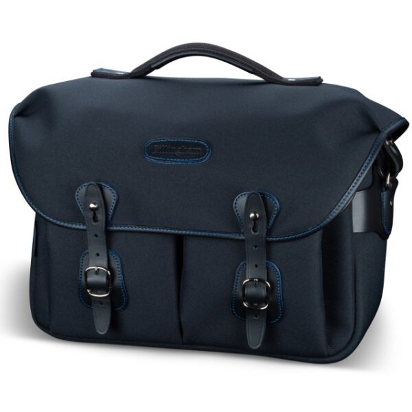 Billingham Hadley One Camera Shoulder Bag - Midnight Special Edition, Black Fibrenyte-Leather trim