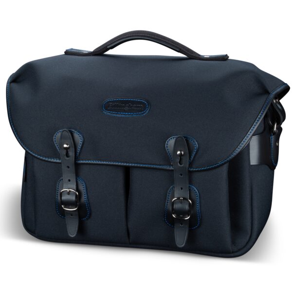 Billingham Hadley One Camera Shoulder Bag - Midnight Special Edition, Black Fibrenyte-Leather trim