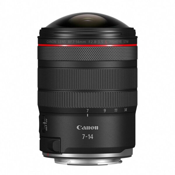 Canon RF 7-14mm F2.8-3.5L Fisheye STM zoom lens