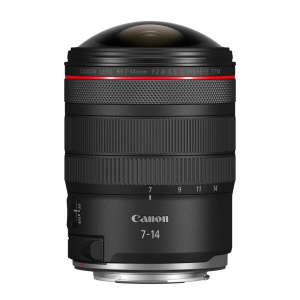 Canon RF 7-14mm F2.8-3.5L Fisheye STM zoom lens
