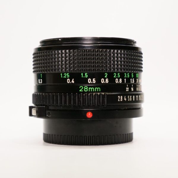 Used Canon FD 28mm f2.8 lens