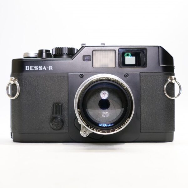 Used Voigtlander Bessa R 35mm film camera with Leica 5cm f2 lens