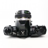 Used Olympus OM-4 Ti 35mm SLR with 50mm lens, black