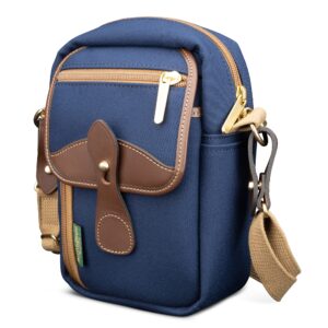 25365.jpg Billingham Airline Stowaway, Navy Fibrenyte-Chocolate Trim