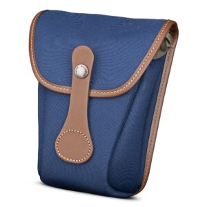 25367-1.jpg Billingham Avea 8 Pouch, Navy Fibrenyte-Chocolate Trim