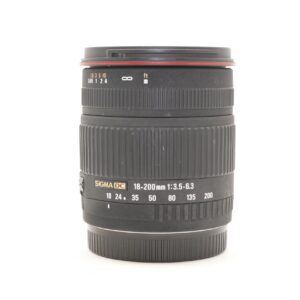 25791-1.jpg Used Sigma 18-200mm f3.5-6.3 DC lens for Canon EOS
