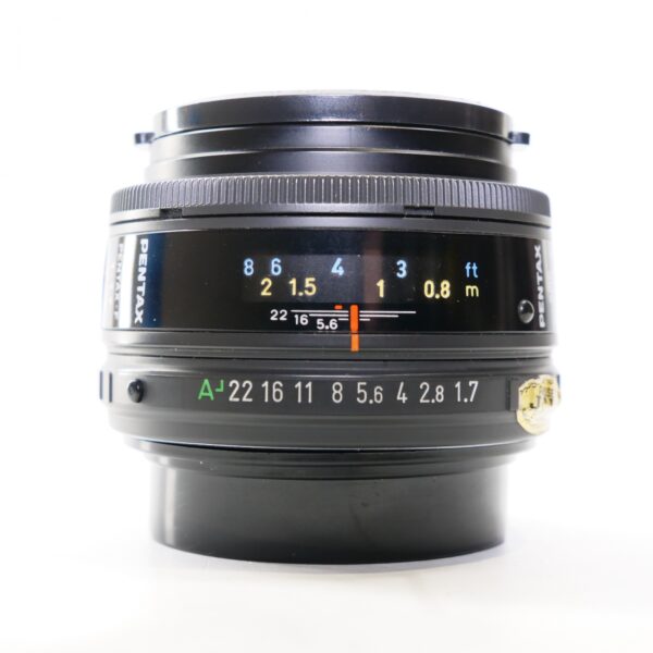Used Pentax F 50mm f1.7 lens