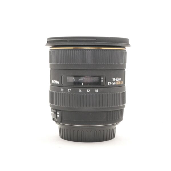 Used Sigma DC 10-20mm f4-5.6 HSM lens for Canon EOS
