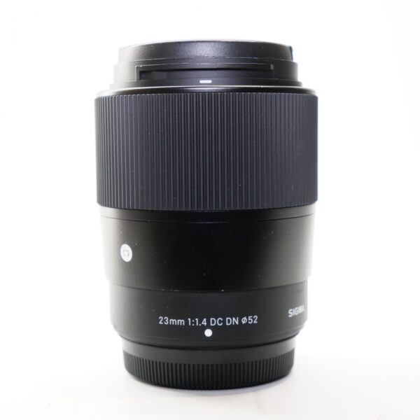Used Sigma 23mm f1.4 DC DN Contemporary lens for Fujifilm X