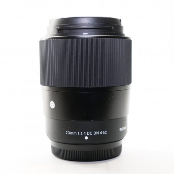 Used Sigma 23mm f1.4 DC DN Contemporary lens for Fujifilm X