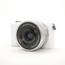 Used Sony A5000 Mirrorless camera with 16-50mm lens, white