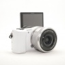 Used Sony A5000 Mirrorless camera with 16-50mm lens, white