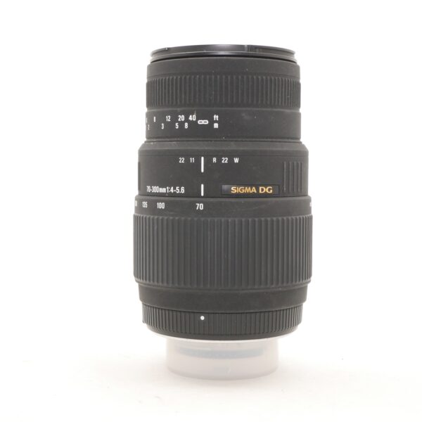 Used Sigma 70-300mm f4-5.6 DG lens for Nikon