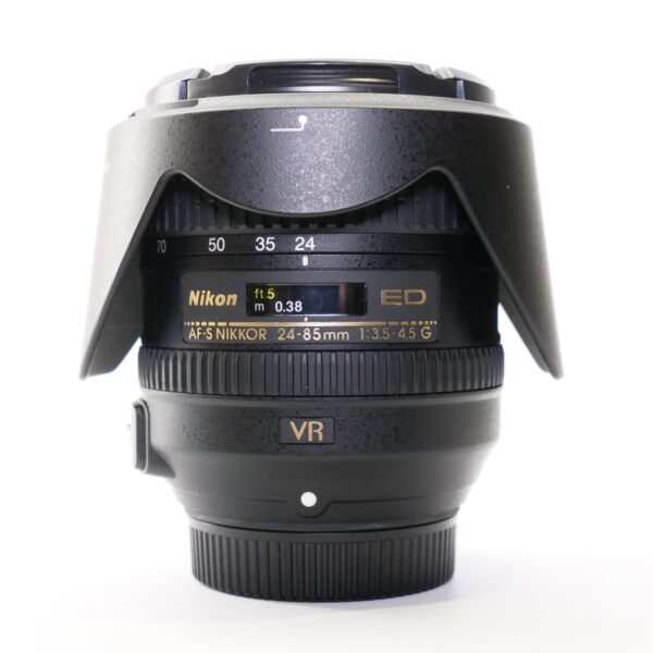 Used Nikon AF-S 24-85mm f3.5-4.5 G ED VR lens