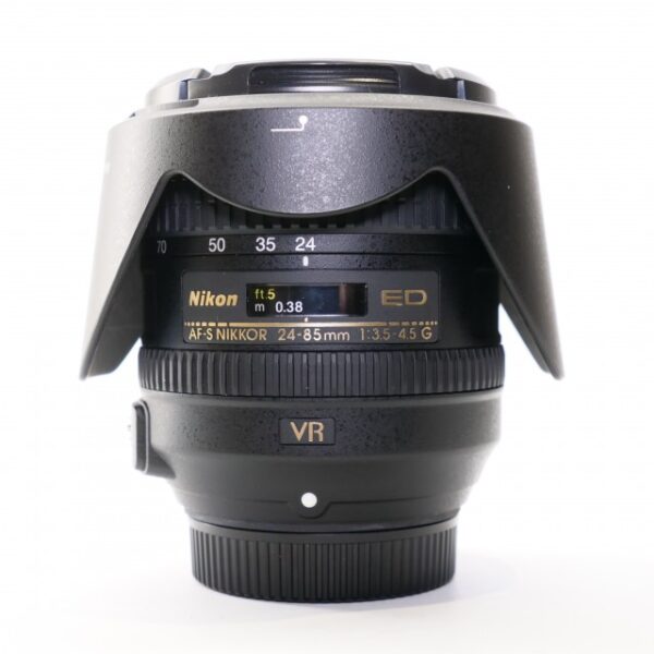 Used Nikon AF-S 24-85mm f3.5-4.5 G ED VR lens