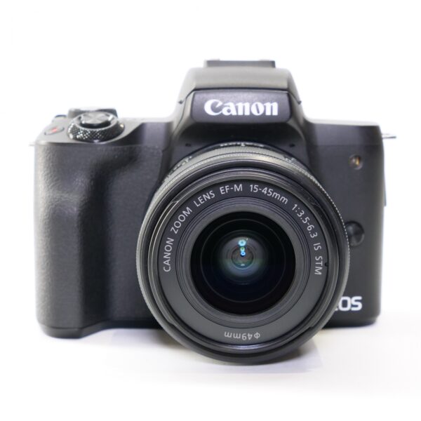 Used Canon EOS M50 Mk II Mirrorless camera with 15-45mm lems