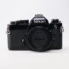 Used Nikon FM 35mm SLR body, black