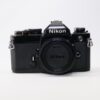 Used Nikon FM 35mm SLR body, black