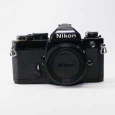 Used Nikon FM 35mm SLR body, black