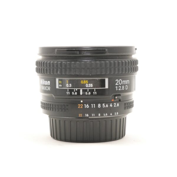 Used Nikon AF-D 20mm F2.8 lens