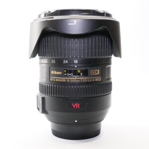 Used Nikon AF-S 18-200mm f3.5-5.6G IF-ED lens