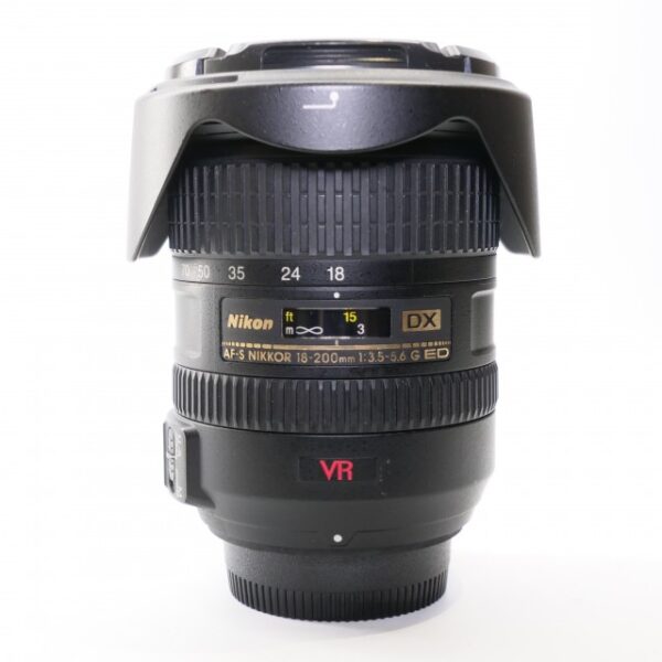 Used Nikon AF-S 18-200mm f3.5-5.6G IF-ED lens
