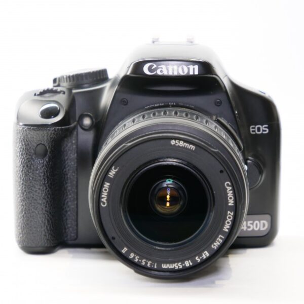 Used Canon EOS 450D DSLR with 18-55mm lens