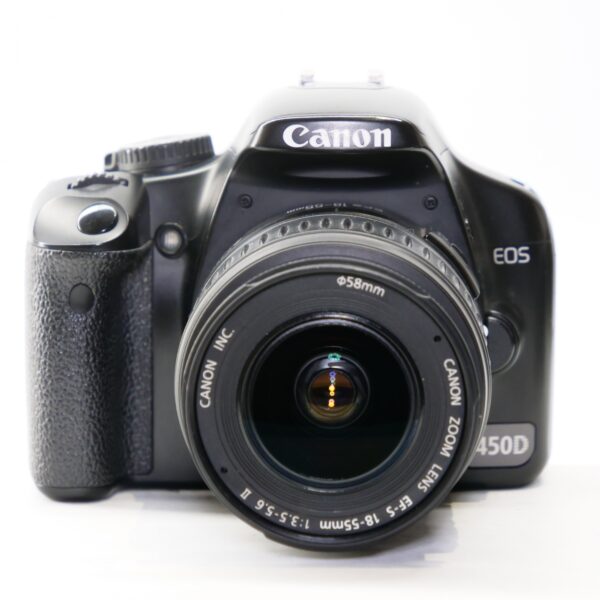 Used Canon EOS 450D DSLR with 18-55mm lens
