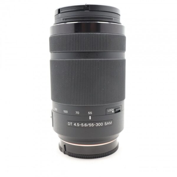 Used Sony DT 55-300mm f4-5.6 SAM lens for Sony A series