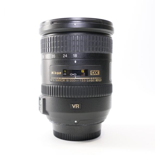 Used Nikon AF-S 18-200mm f3.5-5.6G ED VR II lens