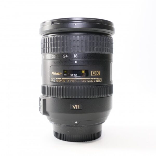 Used Nikon AF-S 18-200mm f3.5-5.6G ED VR II lens