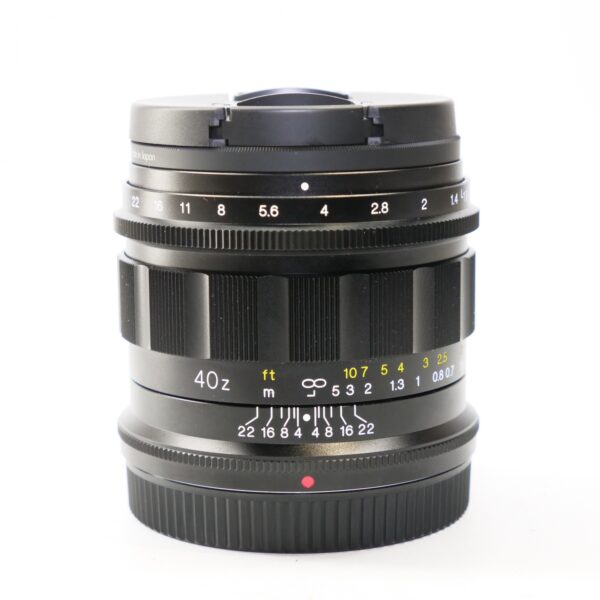 Used Voigtlander Nokton 40mm f1.2 Aspherical lens for Nikon Z