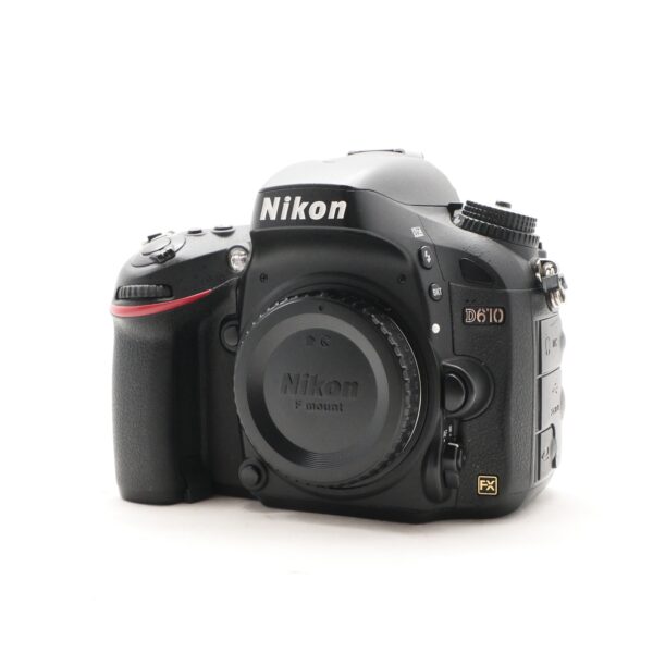 Used Nikon D610 Full-frame DSLR body with MB-D14 grip
