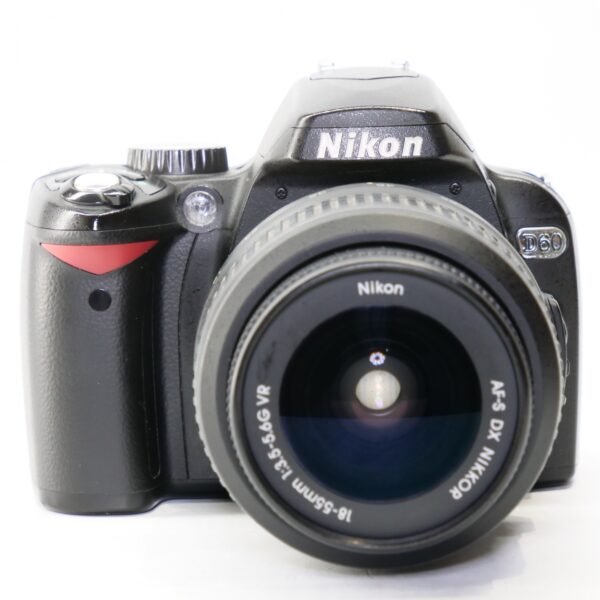 Used Nikon D60 DSLR with 18-55 VR lens