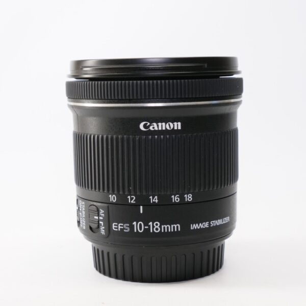 Used Canon EF-S 10-18mm f4.5-5.6 IS STM lens