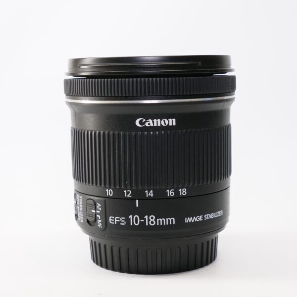 Used Canon EF-S 10-18mm f4.5-5.6 IS STM lens